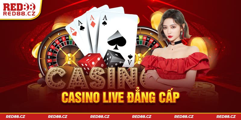 Casino của Red88 được phát triển tương tự sảnh truyền thống