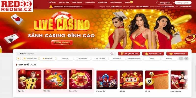 Link đăng nhập chơi game Red88 an toàn mới nhất 2024